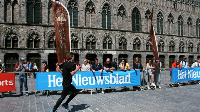 Teilnahme am Great Peace Run in Ypern anlässlich des 100-jährigen Jubiläums des Endes des Ersten Weltkrieges