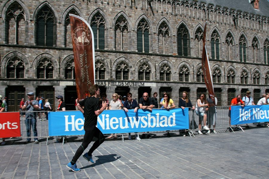Teilnahme am Great Peace Run in Ypern anlässlich des 100-jährigen Jubiläums des Endes des Ersten Weltkrieges