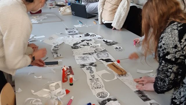 Kunstwerkstatt zum Thema Frieden