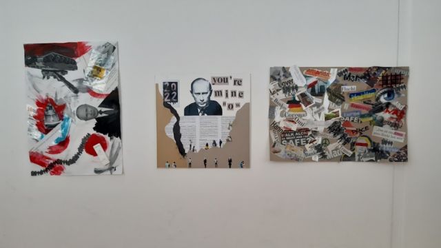 Kunstausstellung zum Thema Frieden