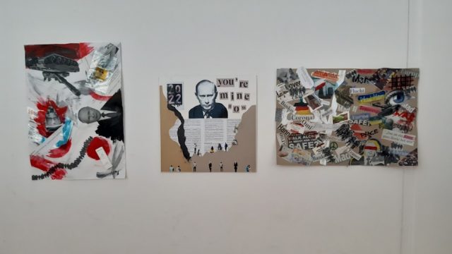 Kunstausstellung zum Thema Frieden