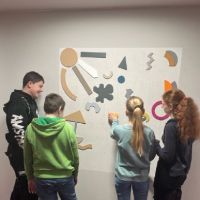 Kunst-Workshop zum Thema Europa im Sprengelmuseum im 7. Jg.