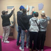 Kunst-Workshop zum Thema Europa im Sprengelmuseum im 7. Jg.