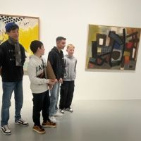 Kunst-Workshop zum Thema Europa im Sprengelmuseum im 7. Jg.